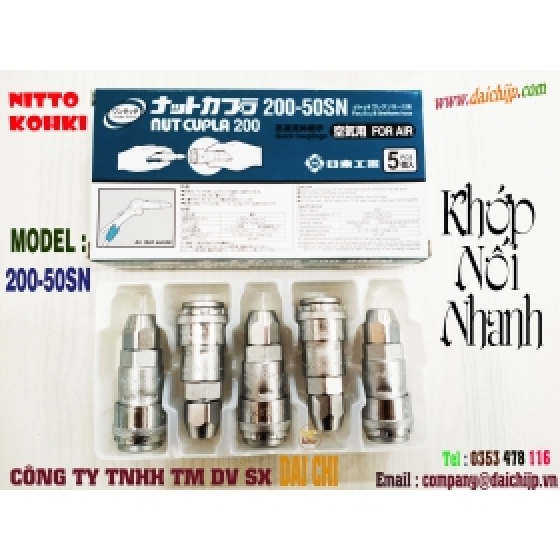 Khớp Nối Nhanh Gắn Ống Dây NITTO KOHKI 200-50SN