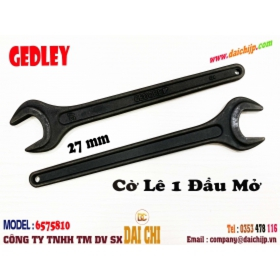 Cờ Lê Mở 1 Đầu GEDLEY GEDORE 6575810 Kích Thước 27 mm