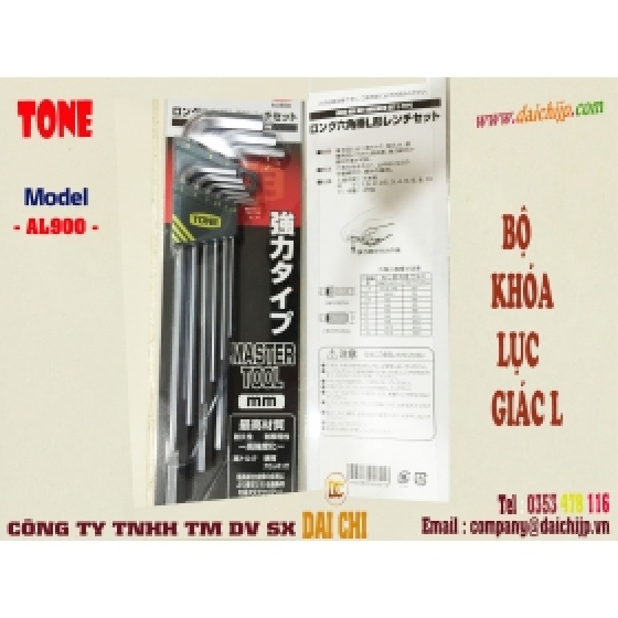 Bộ Lục Giác Đầu Bi Loại Dài TONE AL900