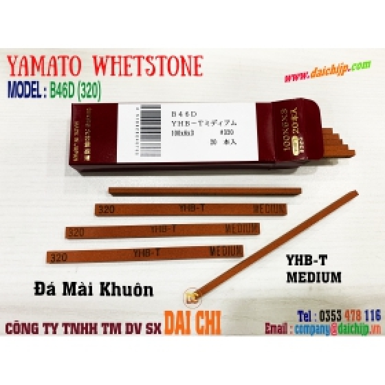 Đá Mài Khuôn Yamato Whetstone YBH-T Medium B46D (320)