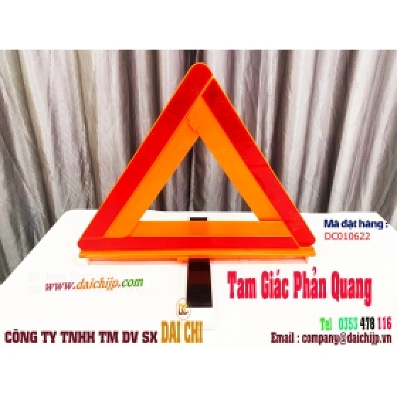 Tam Giác Phản Quang Cảnh Báo Nguy Hiểm Cho Xe Ô tô Và Xe Máy DC010622