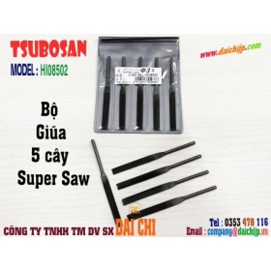 Bộ Giũa Super Saw Cán Ø 3mm TSUBOSAN Model HI08502