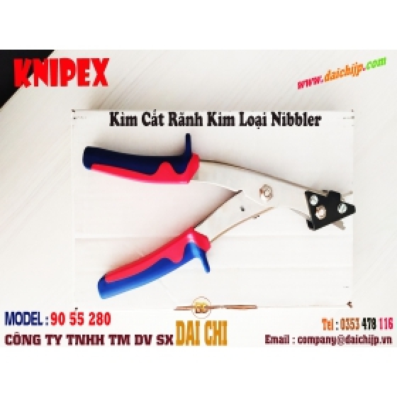 Kìm Cắt Rãnh Kim Loại Nibbler KNIPEX 90 55 280