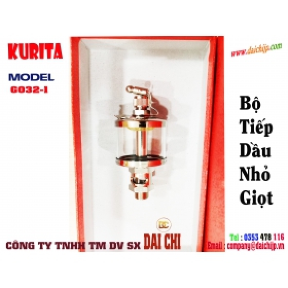 Bộ Tiếp Dầu Nhỏ Giọt KURITA Glass Oiler GO32-1