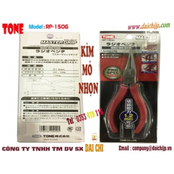 Kìm Mũi Nhọn TONE NEEDLE NOSE PLIERS RP-150G