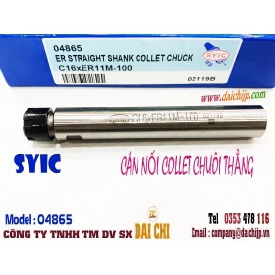 Cán Nối COLLET Chuôi thẳng SYIC ER COLLET CHUCK 04865