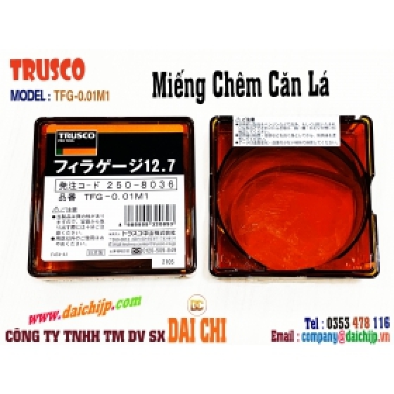 Miếng Chêm Căn Lá INOX TRUSCO Model TFG-0.01M1