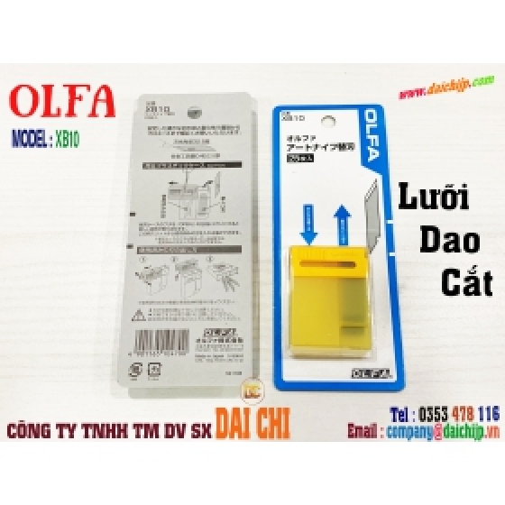 Lưỡi Dao Cắt Với Góc 45 Độ OLFA Model XB45