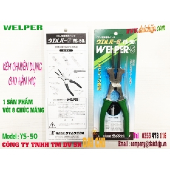 Kìm Mỏ Nhọn Đa Năng WELPER PLIERS YS-50